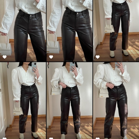 ARITZIA MELINA PANT Rich Mocha Brown - Picture 4 of 4